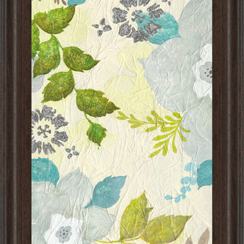 Fragrant Garden I By Tava Studios - Framed Print Wall Art - Beige