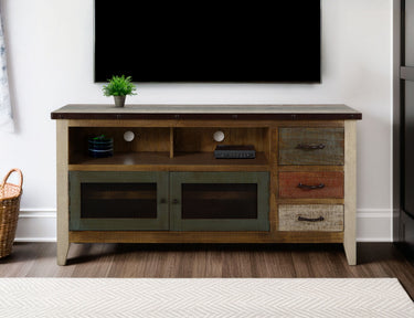 Antique TV Stand with Drawers - image 6 of 12