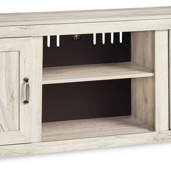 Bellaby - 60" TV Stand w/Fireplace Option - Whitewash