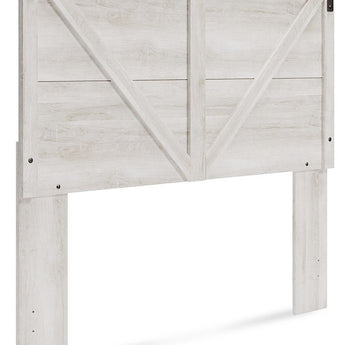 Shawburn - Queen Crossbuck Panel HDBD - Whitewash