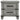 Russelyn - Gray - Two Drawer Night Stand