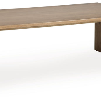 Ella Grove - Rectangular Cocktail Table - Rich Brown