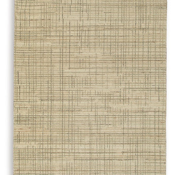 Janston - 5' x 7' Rug - Ivory / Gray / Tan