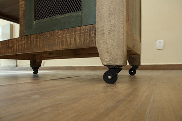 Antique Kitchen Island With 1 Drawer Multicolor - detail