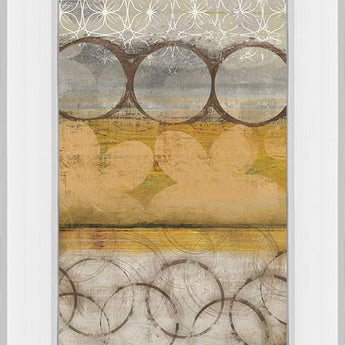 Mellow Il By Allison Pearce - Mirror Framed Print Wall Art - Yellow