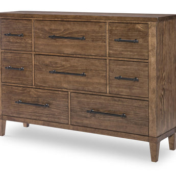 Artisan's Place - Eight Drawer Dresser - Vintage Pine Ironwood