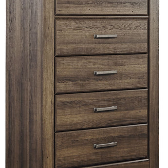 Juararo - Five Drawer Chest - Dark Brown