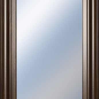 18x42 Decorative Framed Wall Mirror By Classy Art Promotional Mirror Frame #34 - Dark Brown