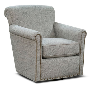 Jakson - Swivel Chair With Nails