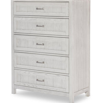 Preston - Five Drawer Chest - Bleached Linen