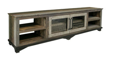Loft TV Stand Two Tone Gray / Brown - alternate view