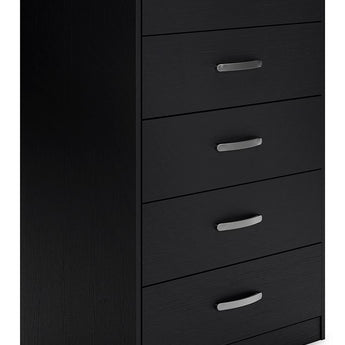 Finch - Five Drawer Chest - 46" Height - Black