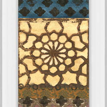 Sandalwood Summer Il By Jeni Lee - Mirror Framed Print Wall Art - Light Brown