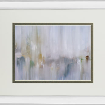 Infinite Reflections By Jacueline Ellens Mirrored Frame - Purple