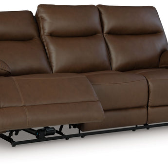 Vonryan - Sofá reclinable eléctrico con reposacabezas ajustable - Tabaco