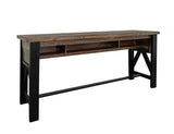 Loft Counter Height Sofa Table Two Tone Gray / Brown - image 4 of 4