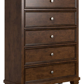 Danabrin - Five Drawer Chest - Brown