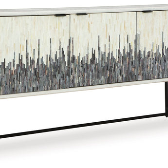 Freyton - Accent Cabinet - White / Gray