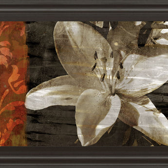 Evanescent I By Keith Mallet - Framed Print Wall Art - Dark Brown