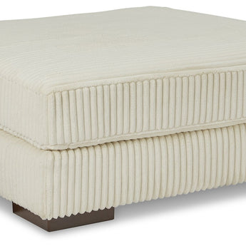 Lindyn - Oversized Accent Ottoman - Ivory