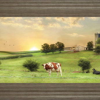 Blessed Morning By Lori Deiter - Framed Print Wall Art - Green