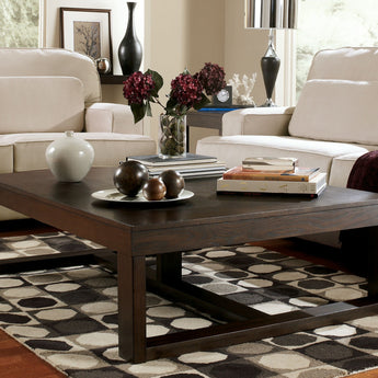 Watson - Rectangular Cocktail Table - Dark Brown
