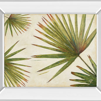 Organic Il By Patricia Pinto - Mirror Framed Print Wall Art - Green