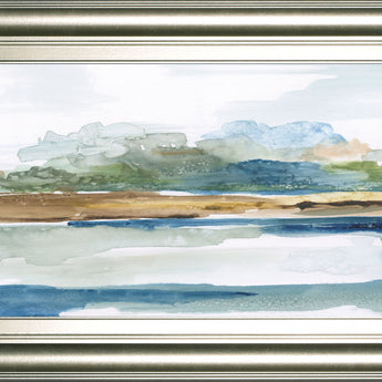 Solace By Nan - Framed Print Wall Art - Beige