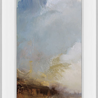 Haven By Cat Tesla - Framed Print Wall Art - Light Blue