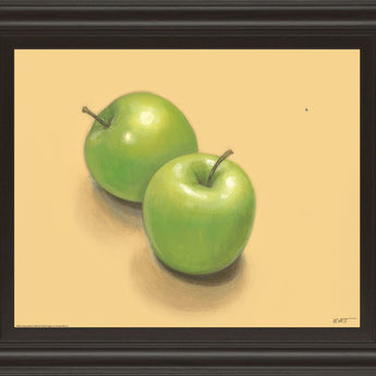 Green Apples - Framed Print Wall Art - Green