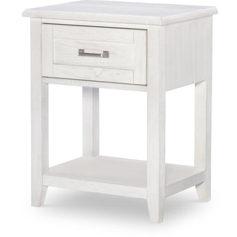 Ashton - One Drawer Nightstand - Bleached Linen