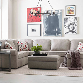 Malibu - Sectional & Storage Ottoman Set