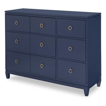 Summerland - Dresser 6 Drawers - Inkwell Blue