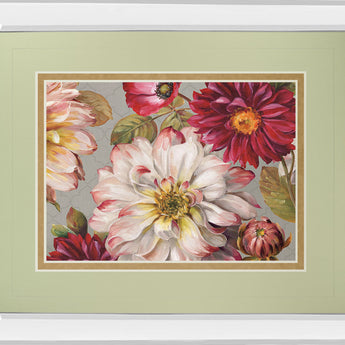 Classically By Lisa Audit - Mirror Framed Print Wall Art - Green