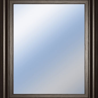22x26 Decorative Framed Wall Mirror By Classy Art Promotional Mirror Frame #35 - Dark Brown