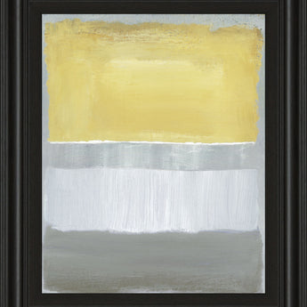Halflight I By Caroline Gold - Framed Print Wall Art - Yellow