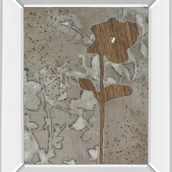 Lift Me Il By Miller - Mirror Framed Print Wall Art - Beige