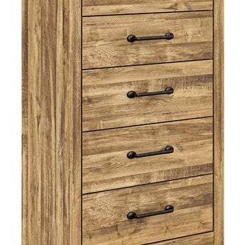 Maystonna - Five Drawer Chest - Brown