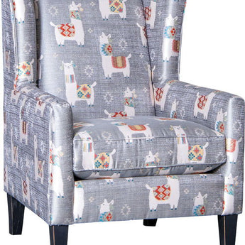 Mayo 1421 Series Transitional Wing Back Chair