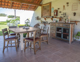 Antique Stool (Set of 2) - detail
