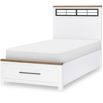 Dutton - Complete Panel Bed With Storage