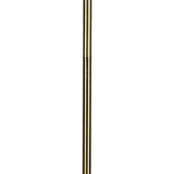 "Tassel Elegance I" Metal Floor Lamp - Soft Gold / White Marble