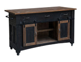 Pueblo Kitchen Island - alternate view