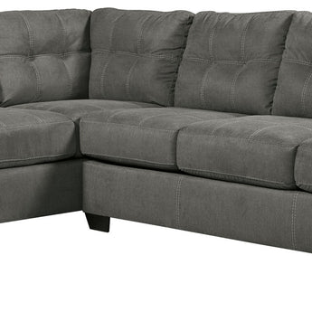 Pitkin - Left Arm Facing Corner Chaise 2 Pc Sectional - Slate