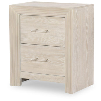 Horizons - 2 Drawers Nightstand - Soft Taupe