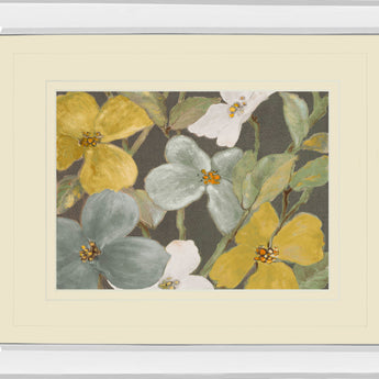 Garden Party In 2 By Lanie Loreth - Mirror Framed Print Wall Art - Beige