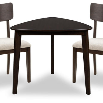 Shorbyn - 3 Pc. - Dining Table And 2 Chairs - Merlot