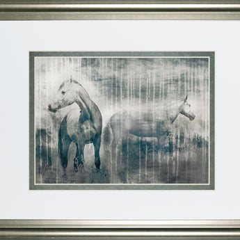 Grey Serenade By Edward Selkirk - Framed Print Wall Art - Dark Gray