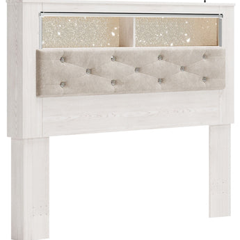 Altyra - Queen UPH Panel Bookcase HDBD - White
