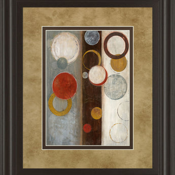 Crescent Moon I By Tava Studio - Framed Print Wall Art - Beige